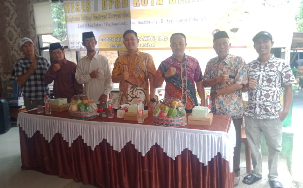 IMG_20241101_071955-1024x638 Pertama Gelar Reses, Doddy Sukmawirawan Upayakan Percepatan Pembangunan Infrastruktur di Mustikajaya